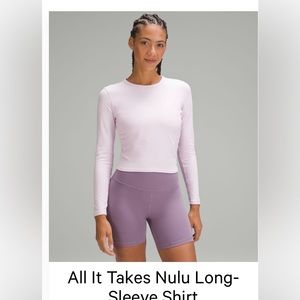 Lululemon Nulu align long sleeve